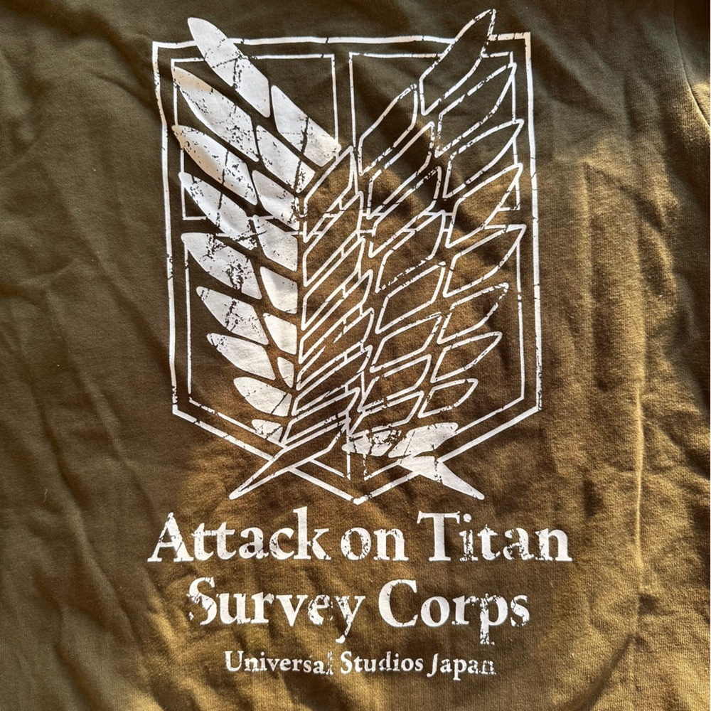 Attack on titan zip up Hoodie limited edition Universal studios Japan only
